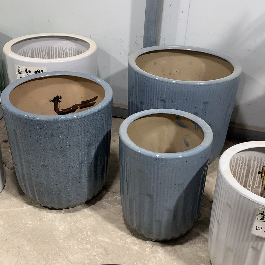 高温陶瓷花盆微瑕