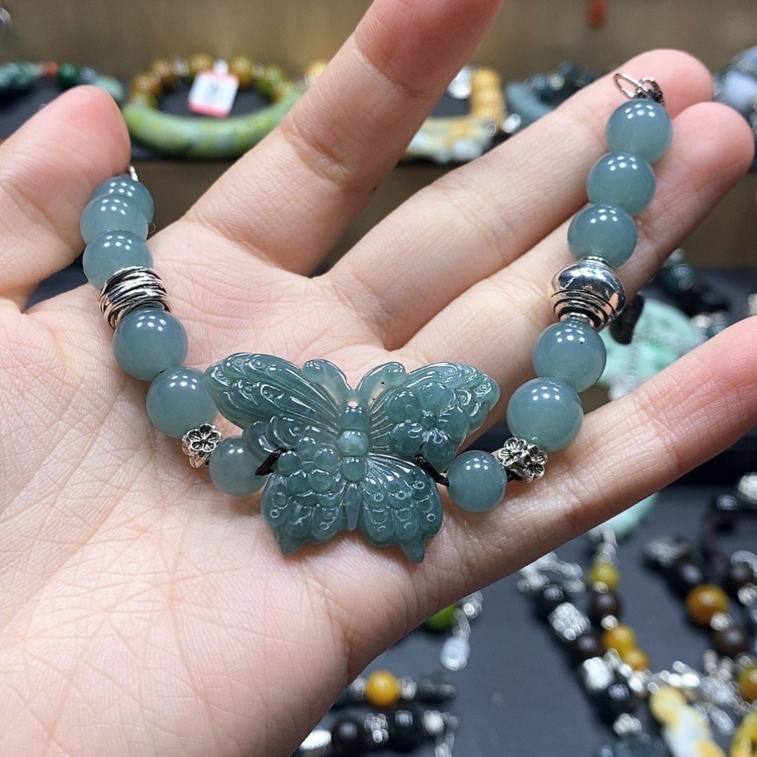 翡翠未镶嵌手链手链