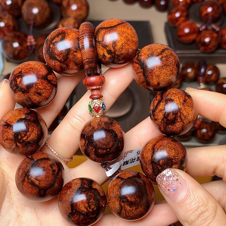 花梨木类手串/手链风化土埋料瘤疤老料高货2.5