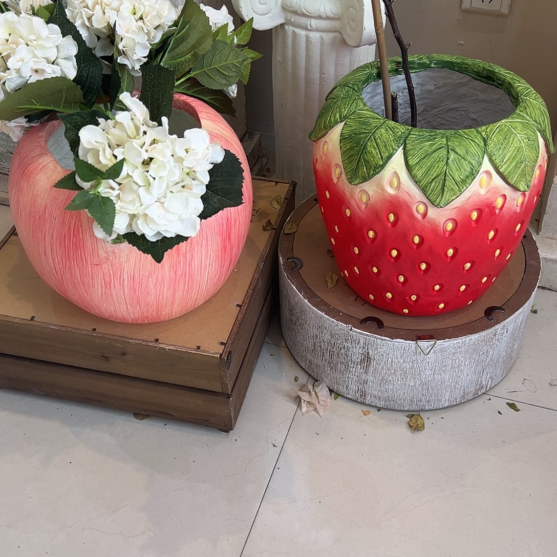 花园摆件红红火火