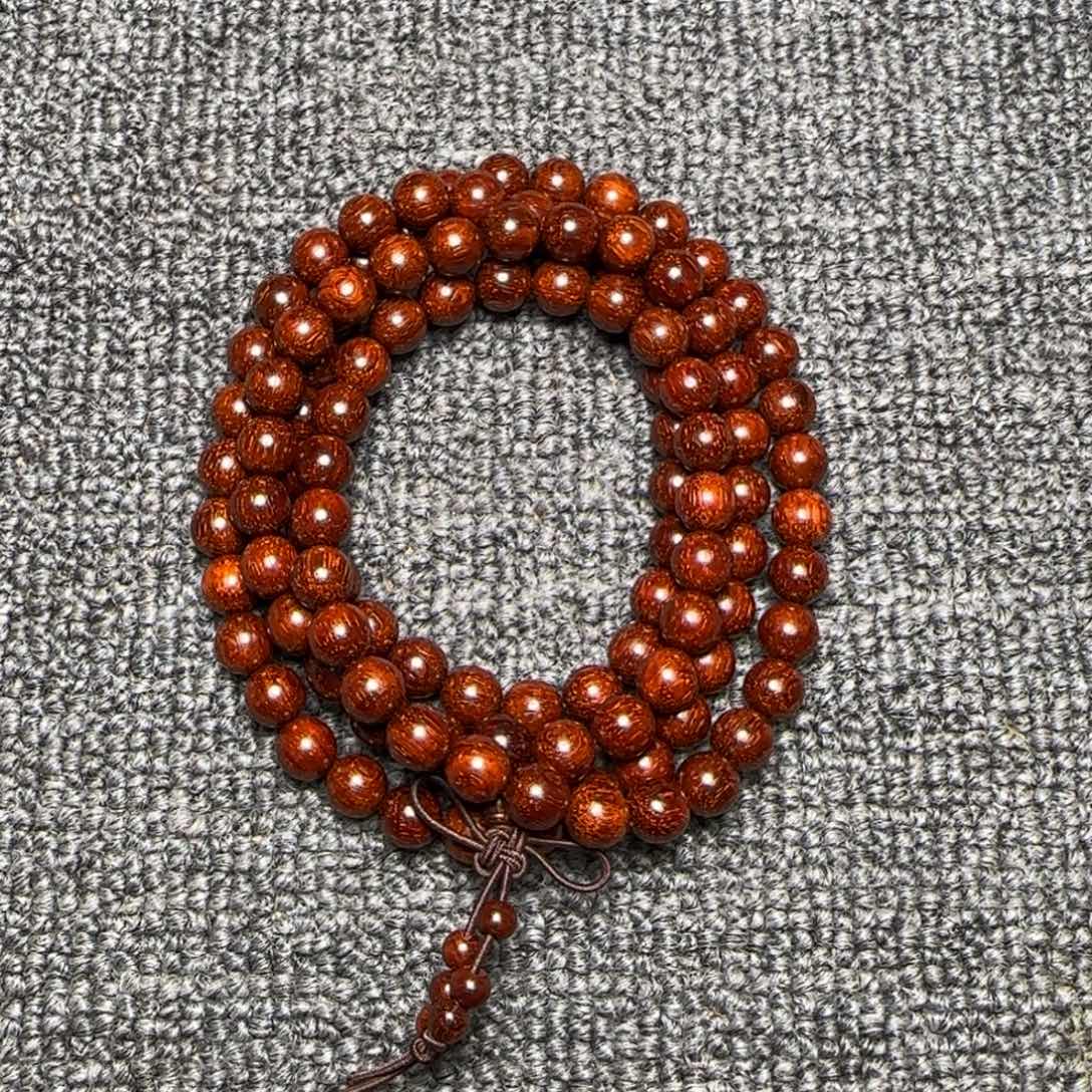 檀香紫檀（小叶紫檀）0.8/108手串手链