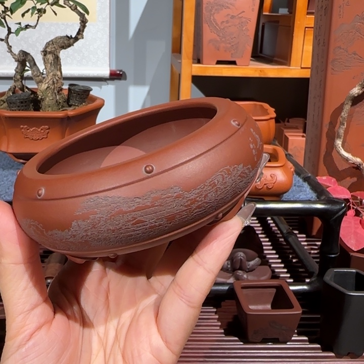 花盆紫砂口径为8深度3