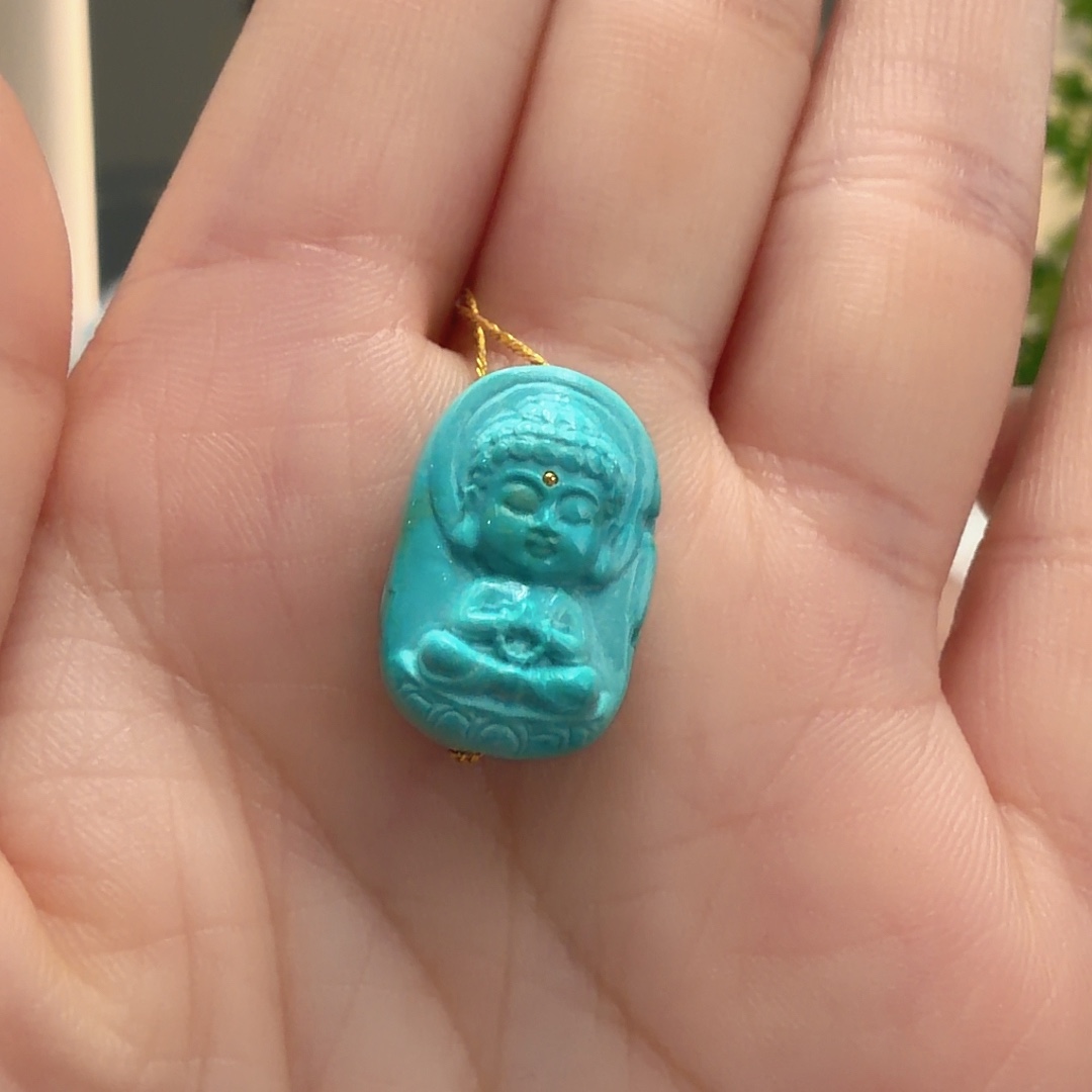 绿松石未镶嵌颈饰