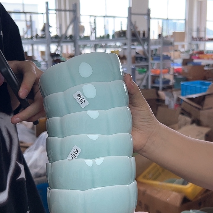 龙泉云间青瓷小米茶器