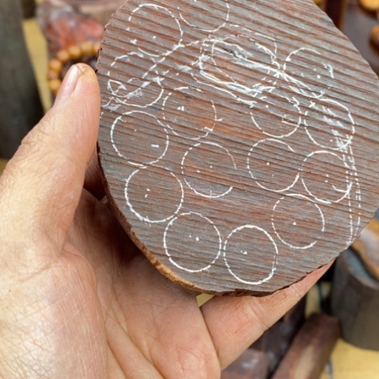 一***中大叶紫檀（黑酸枝木类）印度小叶紫檀木