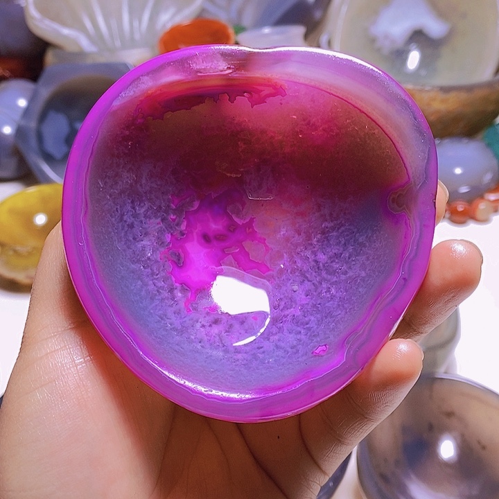 玛瑙/玉髓，未镶嵌喜*乐