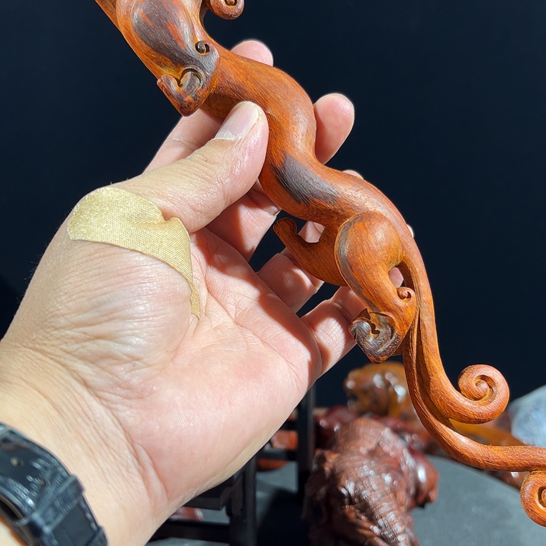 檀香紫檀（小叶紫檀）小叶紫檀草龙