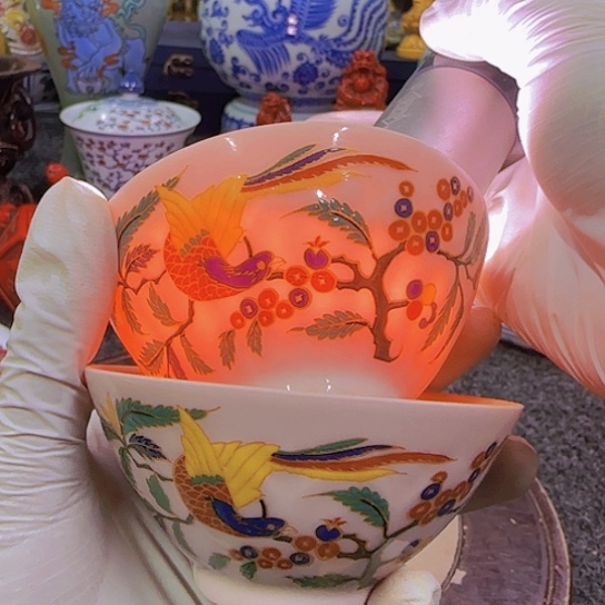 瓷片摆件家居设计的设计