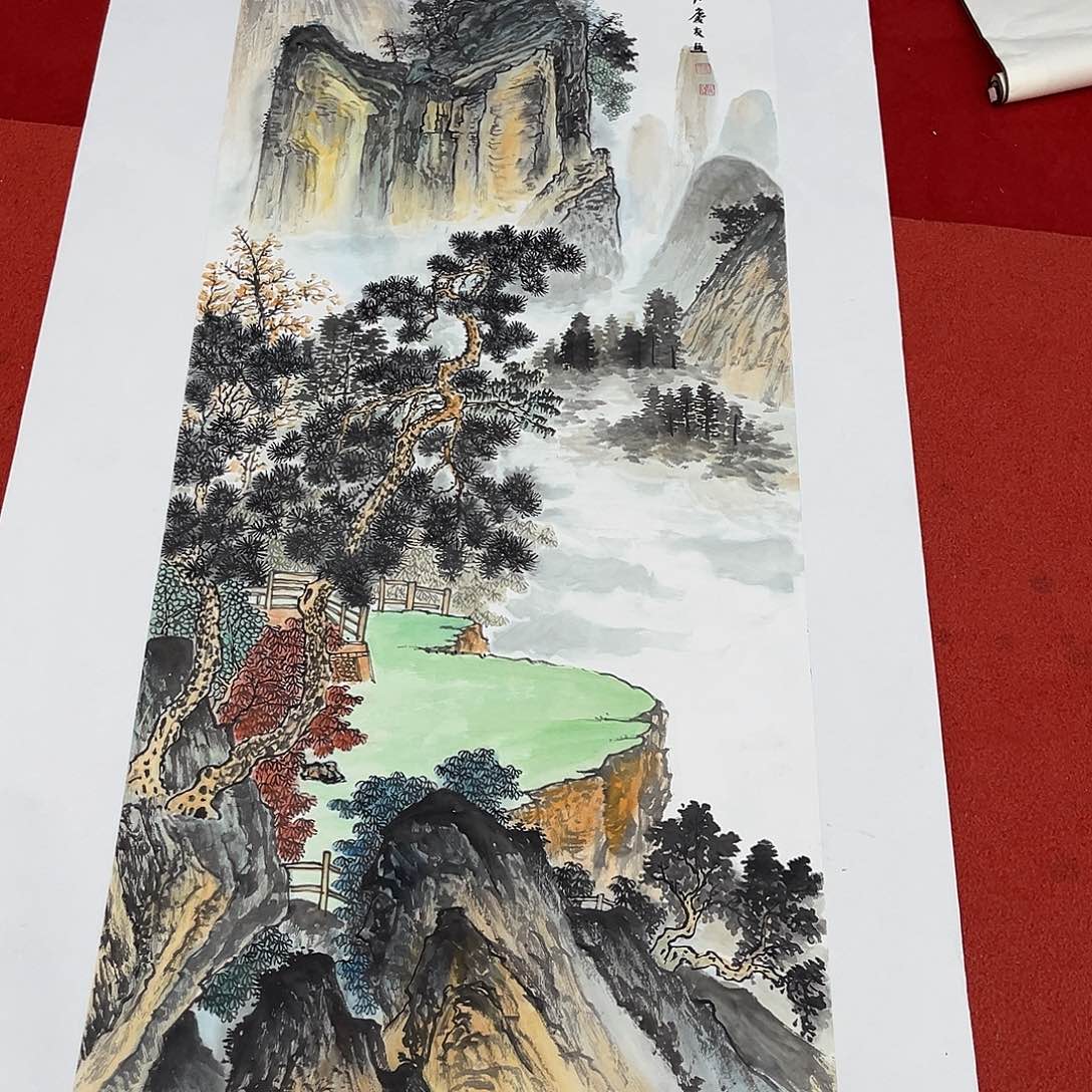 国画手绘国画作品