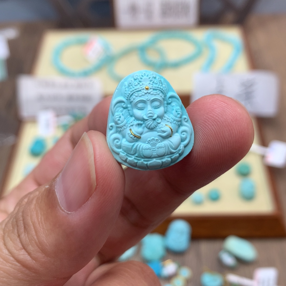 绿松石未镶嵌12配饰