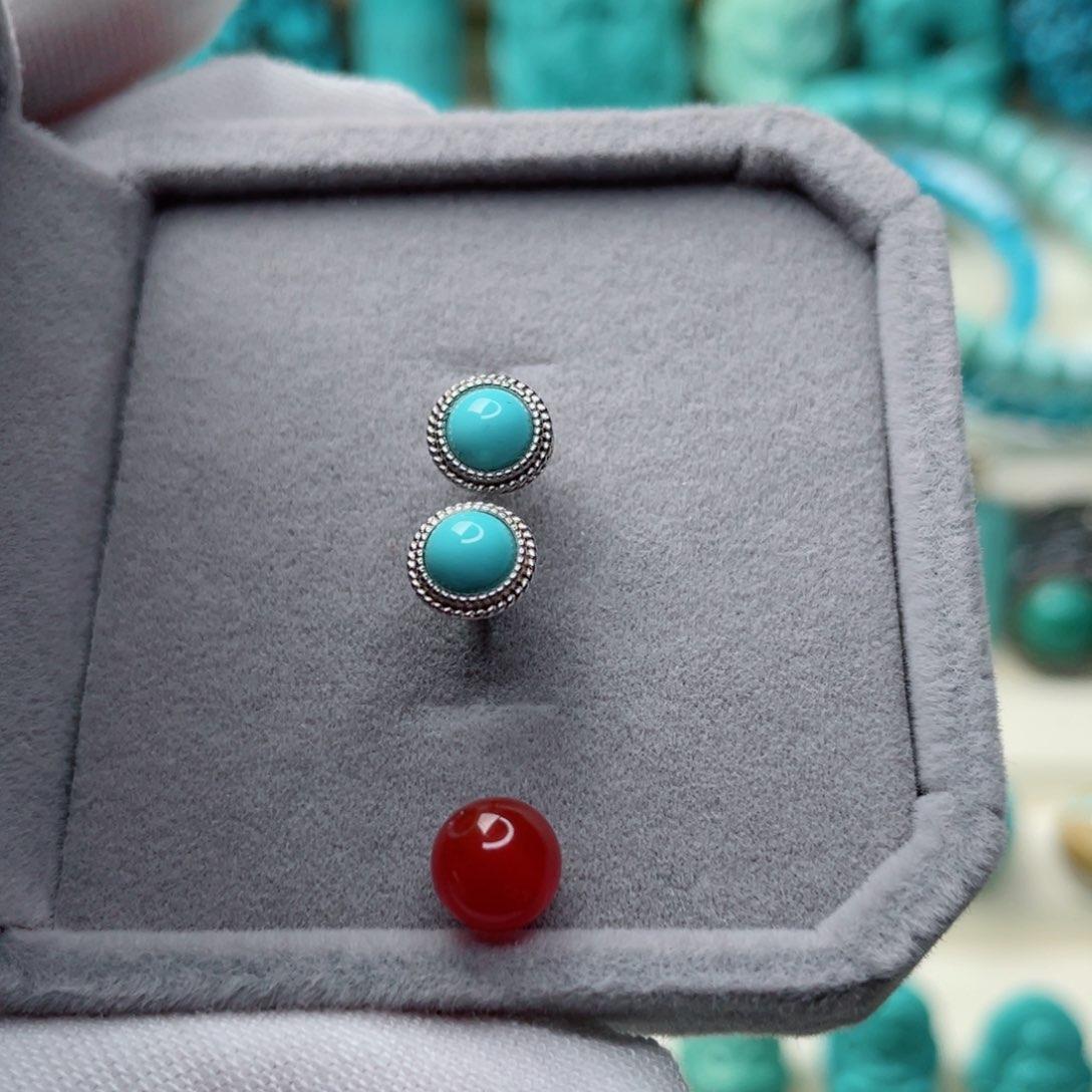 南红玛瑙银S925镶嵌珠宝奇石