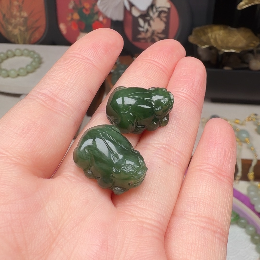 和田玉（碧玉）未镶嵌颈饰