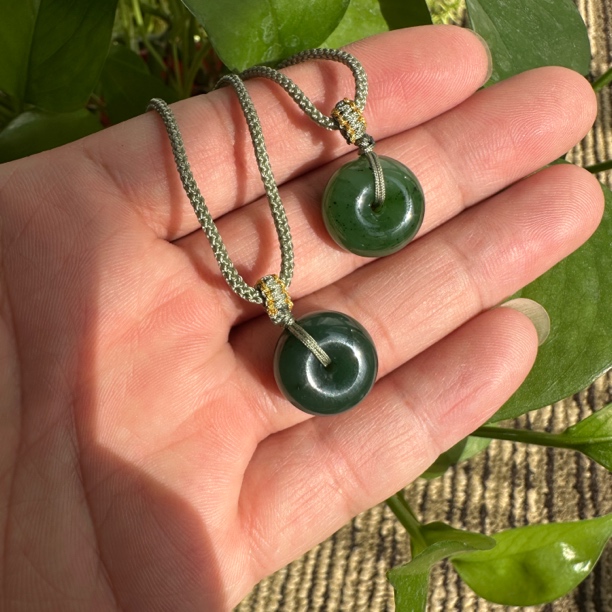 天然和田玉平安扣