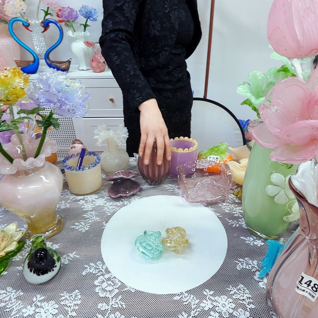 琉璃花瓶花器摆件艺术