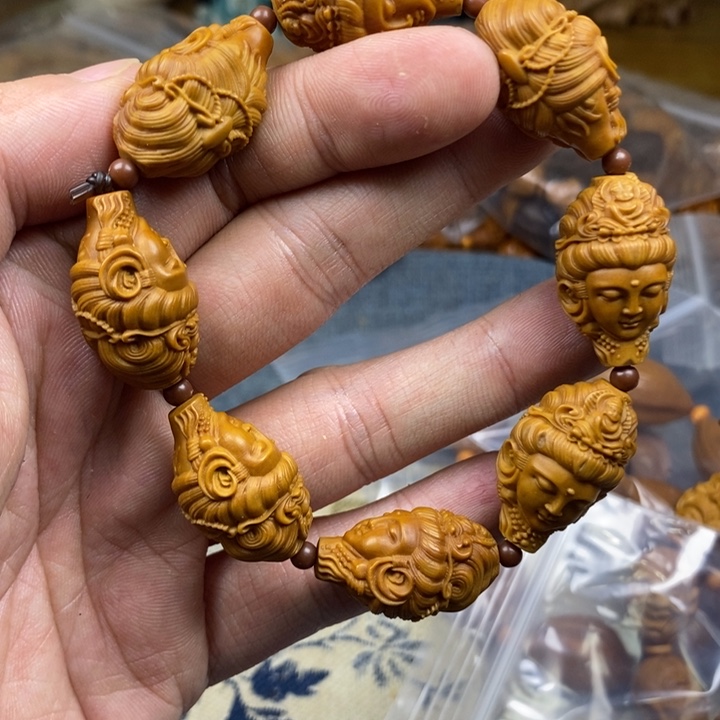 橄榄核手串/手链橄榄核雕工艺手串