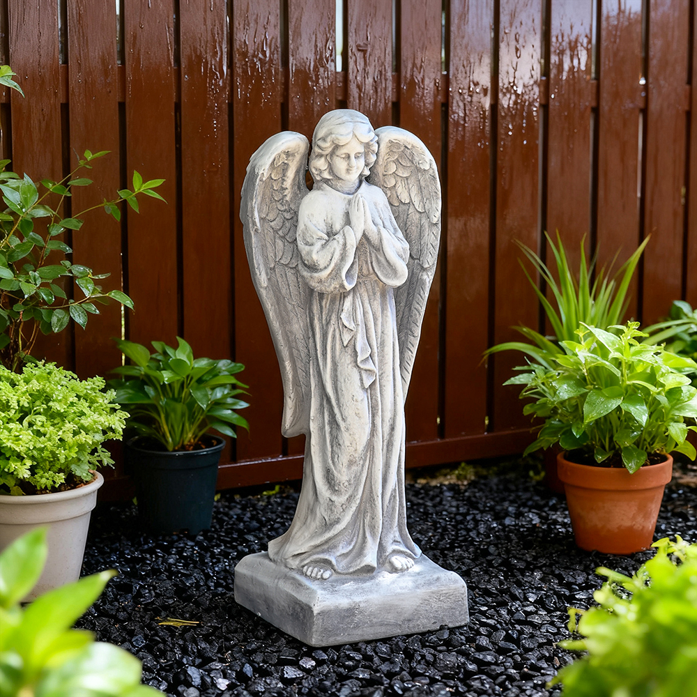 欧式复古天使雕塑摆件庭院露台阳台户外装饰摆件园艺造景摆设