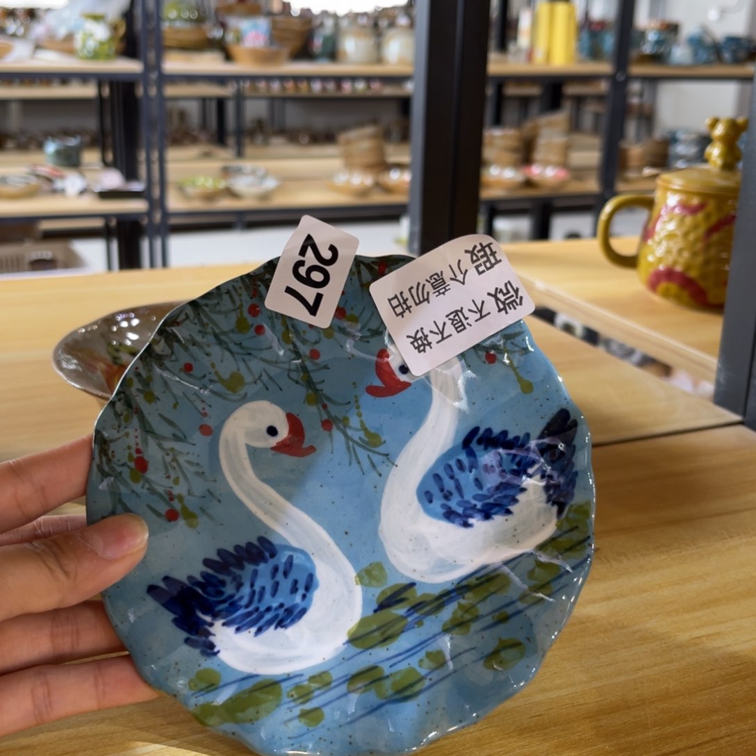 瓷片景德镇手工手绘