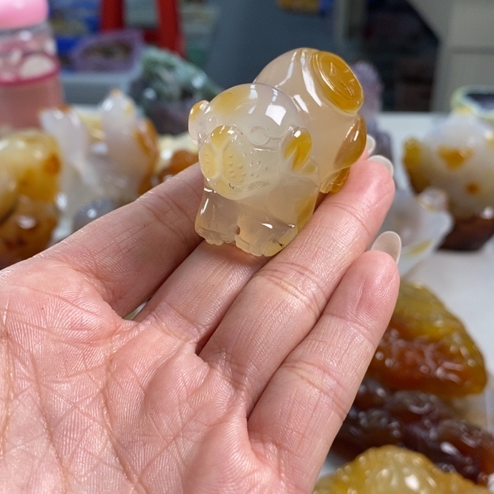 玛瑙/玉髓吊坠(不含链)未镶嵌