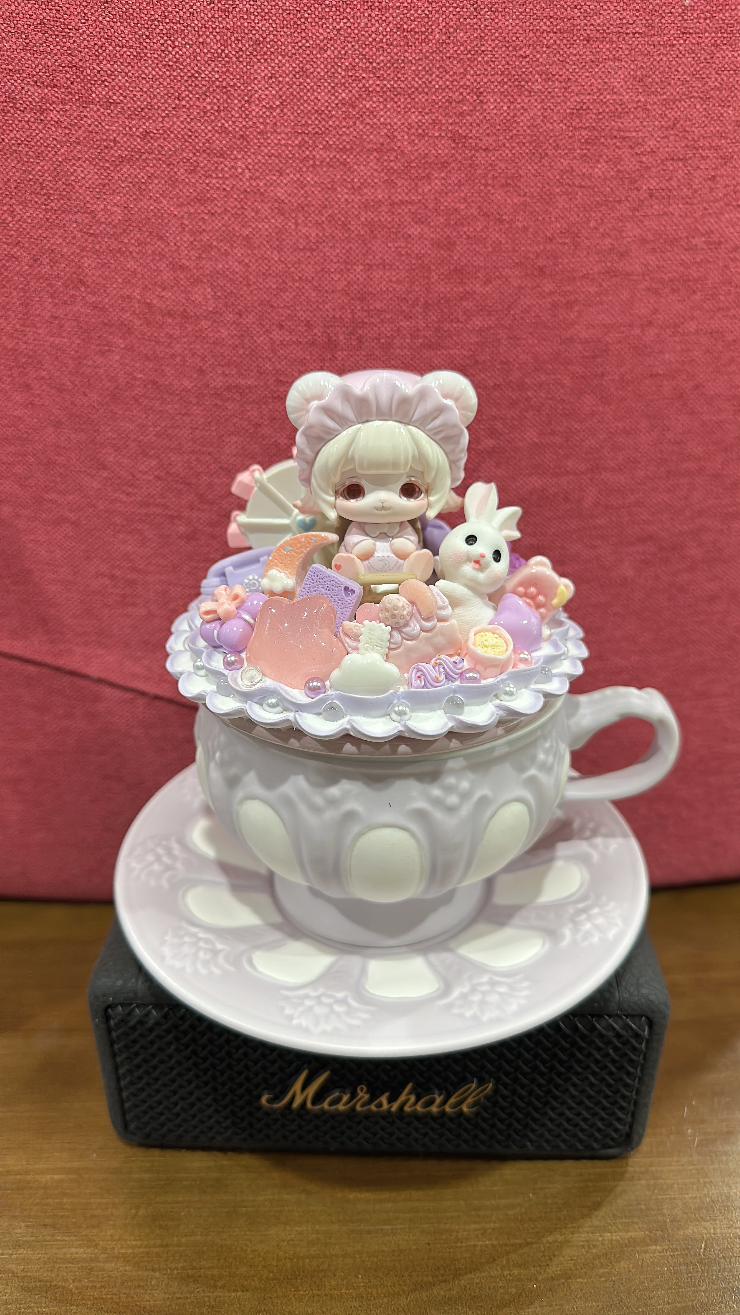 蜜罐罐儿DIY奶油胶水杯陶瓷DIY杯子DIY水杯马克杯1个（189）手作