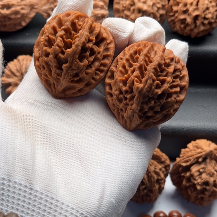 把件文玩核桃通天纹狮子头40