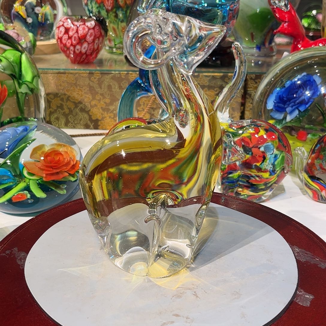 琉璃手工艺品纯手工琉璃羊摆件