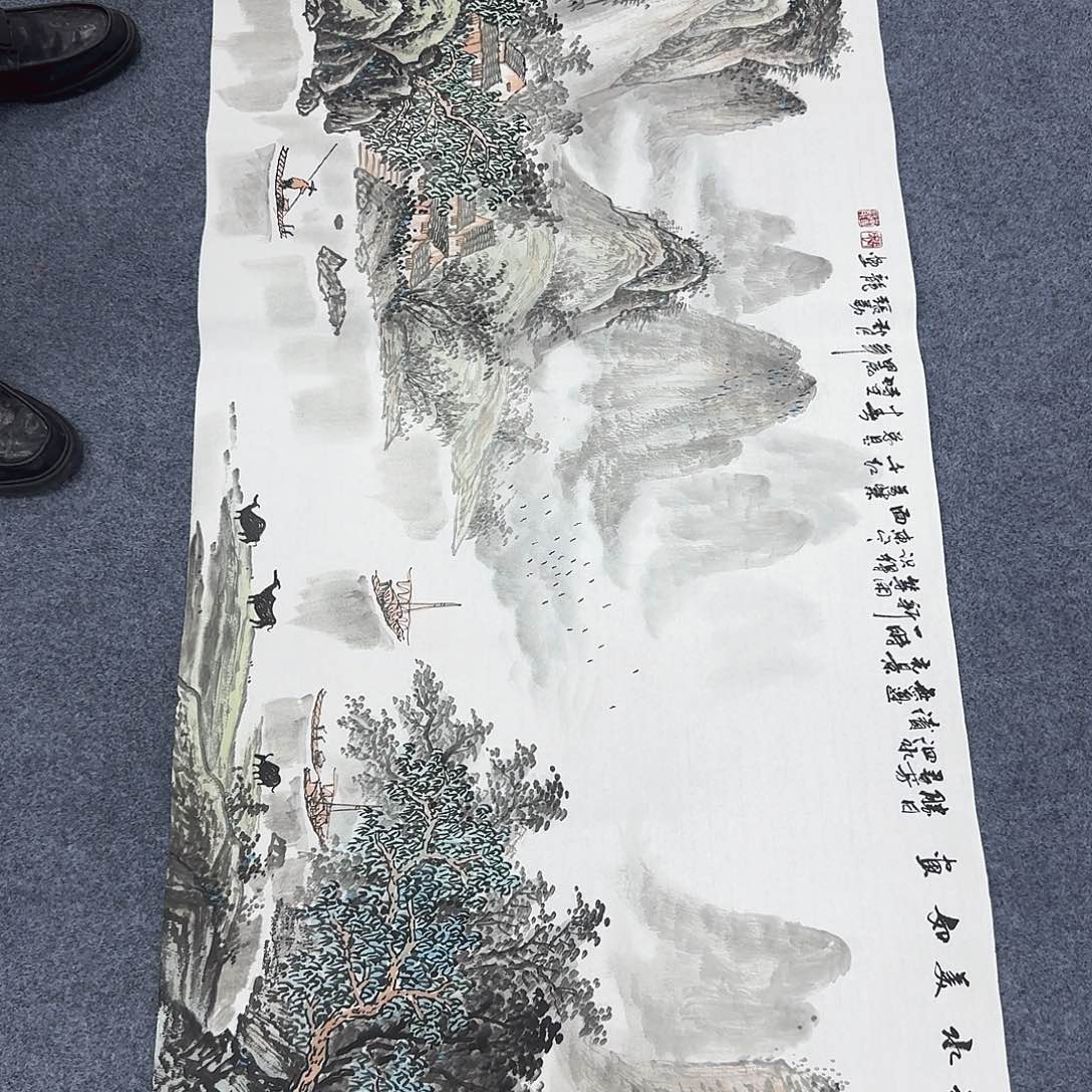 国画国画作品宣纸纯手绘