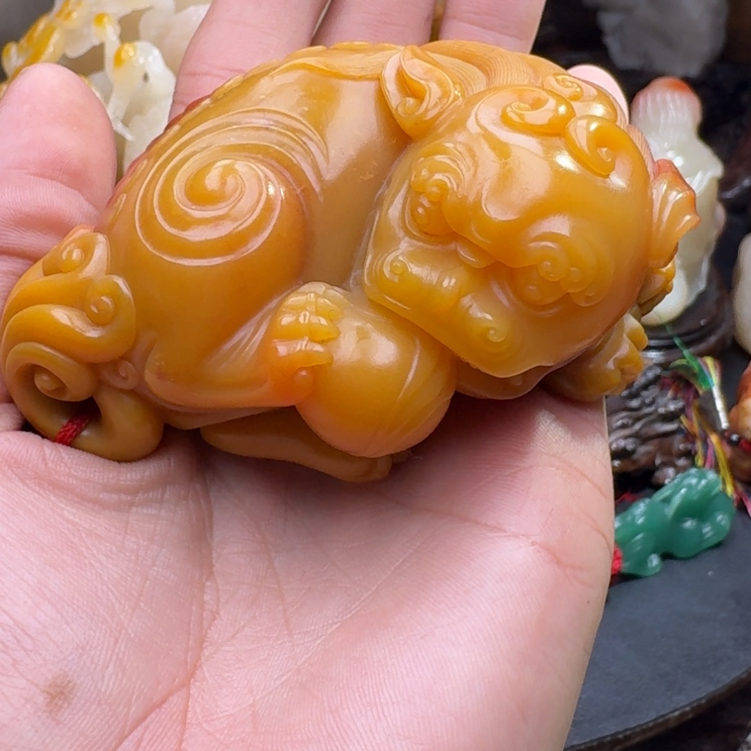A***.寿山石手工艺作品 巧色巧雕 