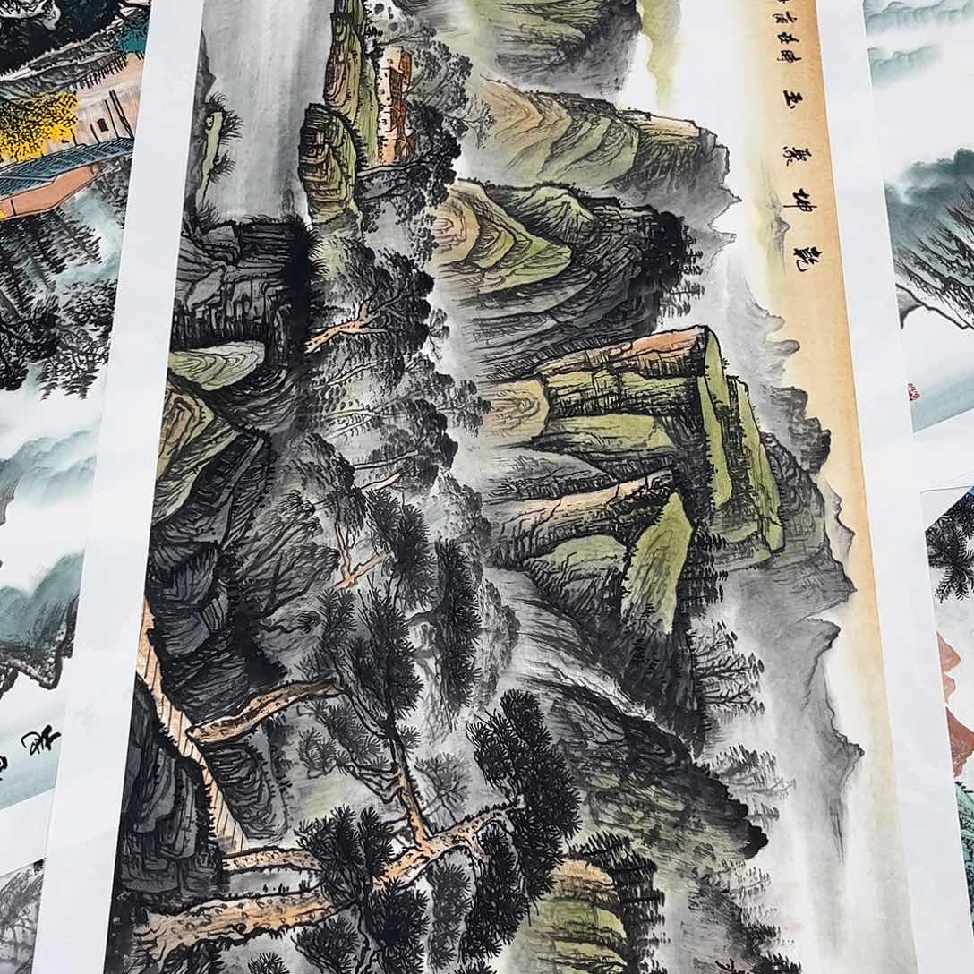 国画宣纸国画纯手绘作品