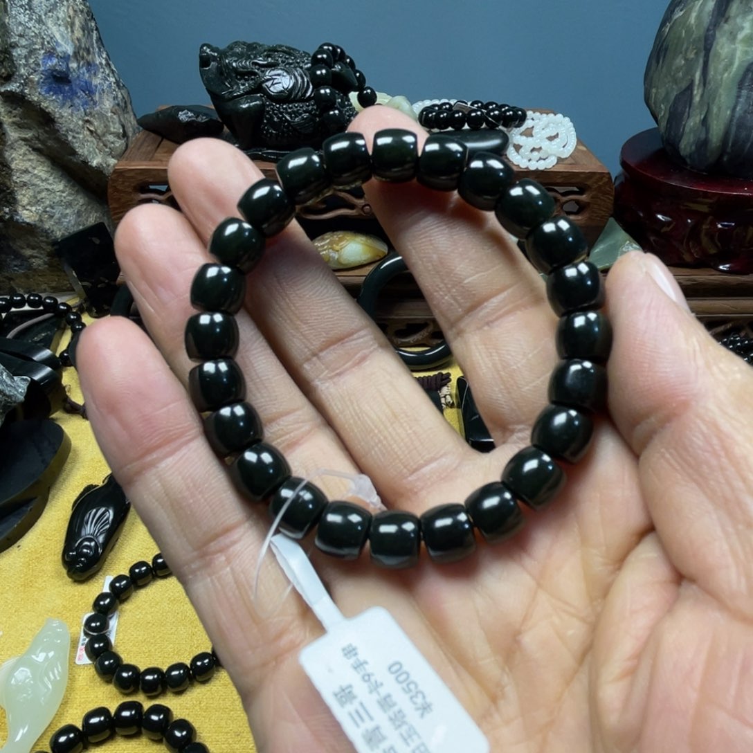 和田玉手链未镶嵌