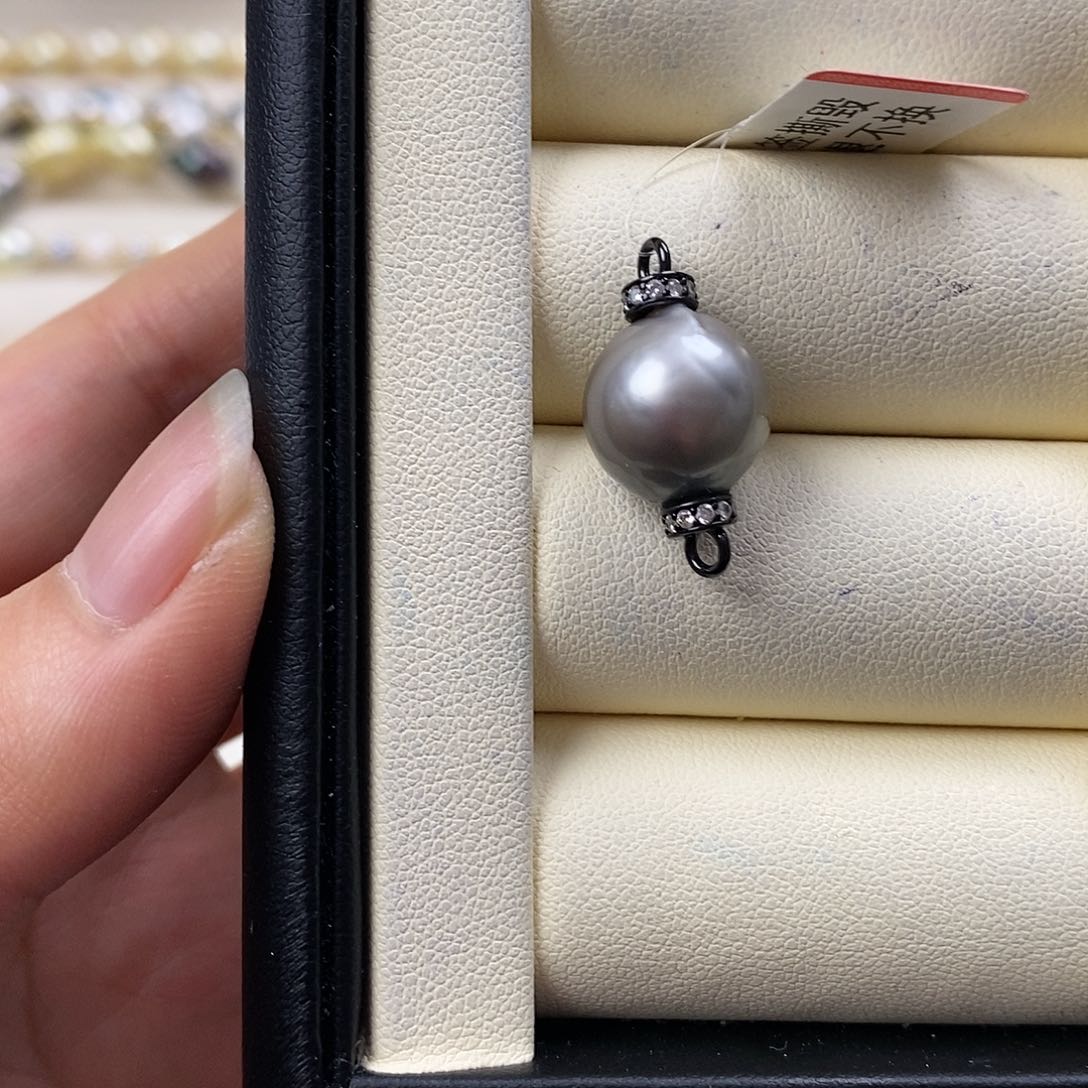 海水珍珠颈饰银S925镶嵌