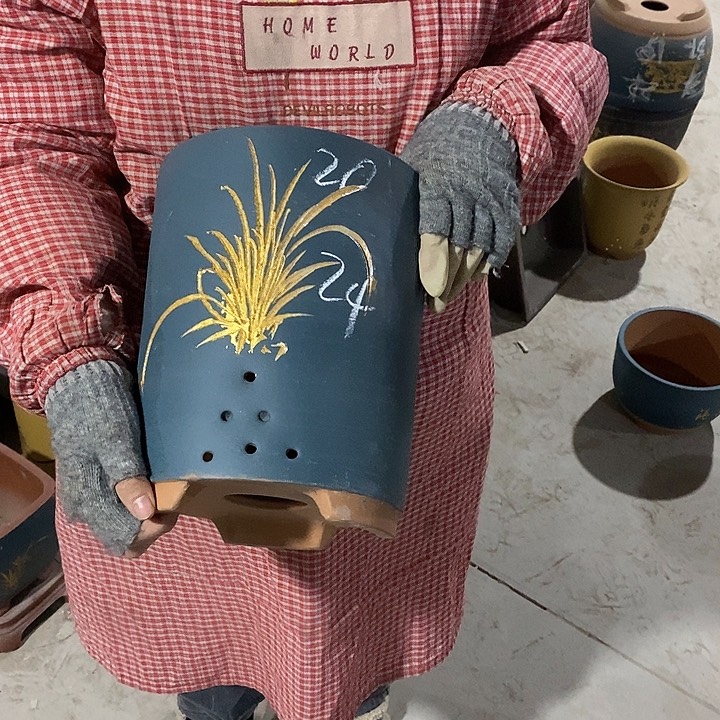 紫砂花盆紫砂花盆