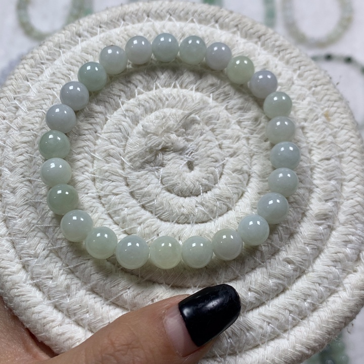 翡翠手串未镶嵌缅甸纯天然A翡翠