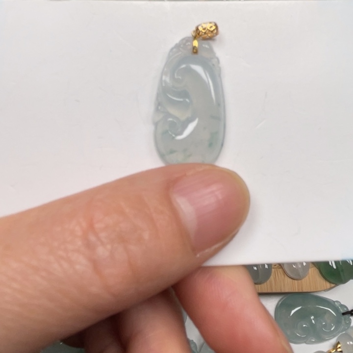 翡翠未镶嵌吊坠(不含链)翡翠