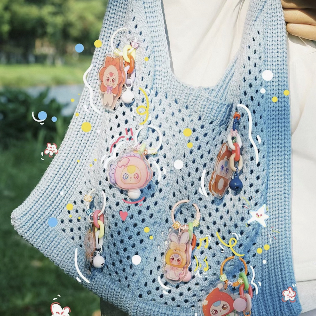 铃铛钥匙扣挂件盲袋