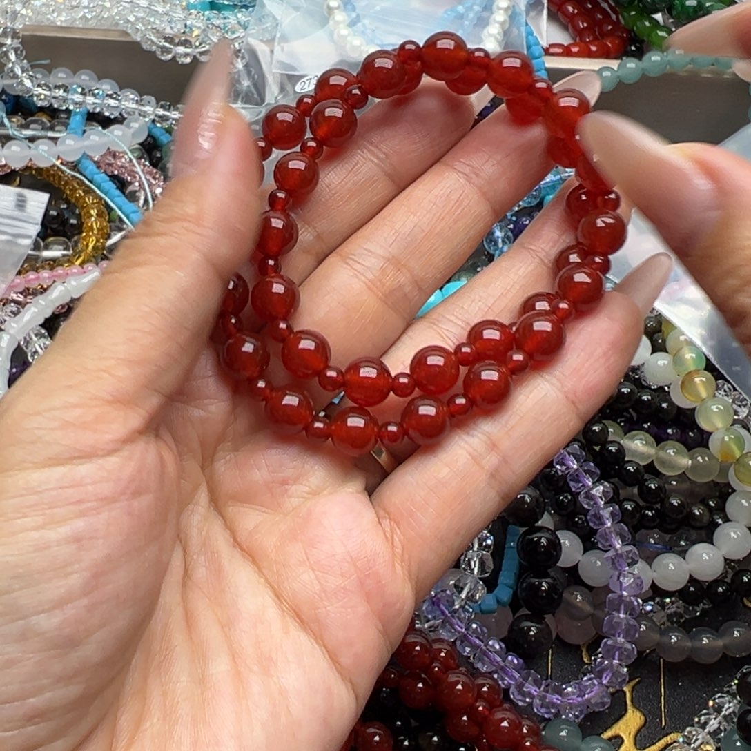 手链未镶嵌烟晶双圈露丝