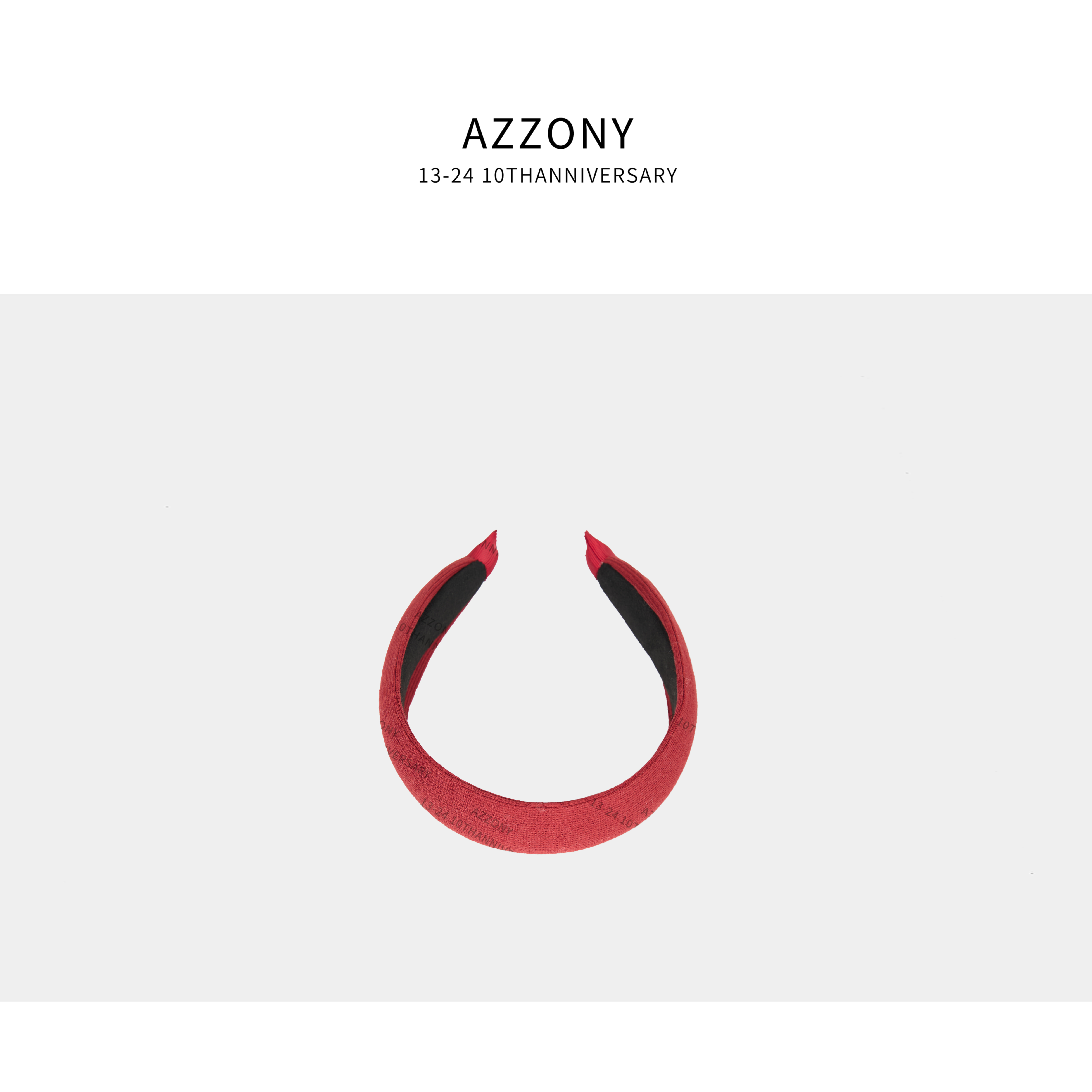 1 YYL  红色发箍  2025冬款上新winter