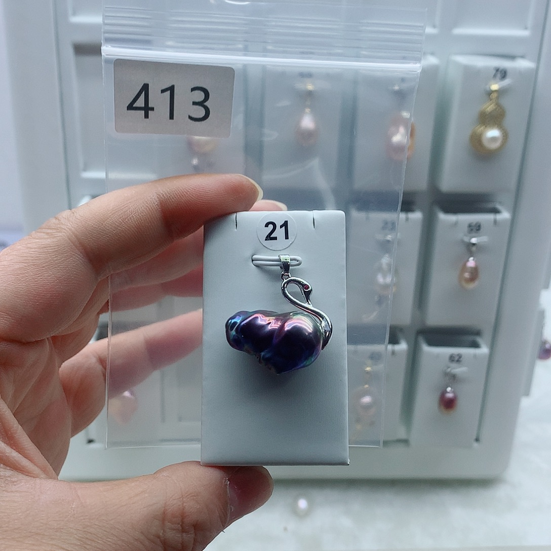 吊坠(不含链)合金淡水珍珠