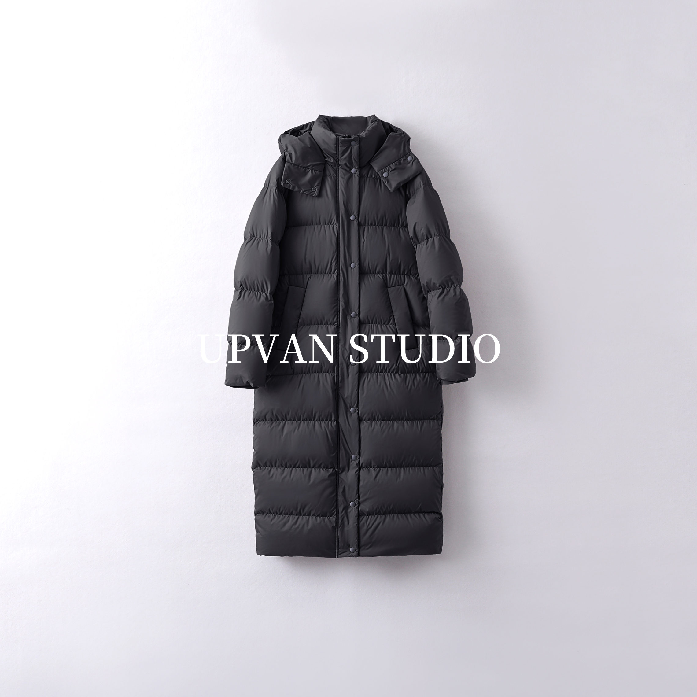 UPVAN九格长款鹅绒服｜厚暖无拘出街适配