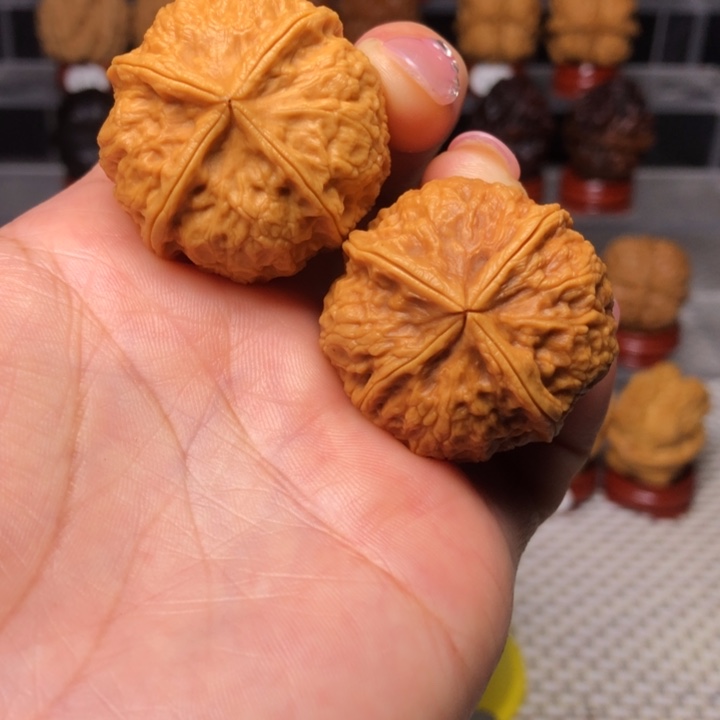 把件文玩核桃7魔方四棱