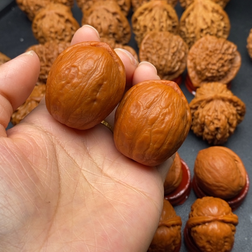 【闪购商品】文玩核桃把件凤求凰