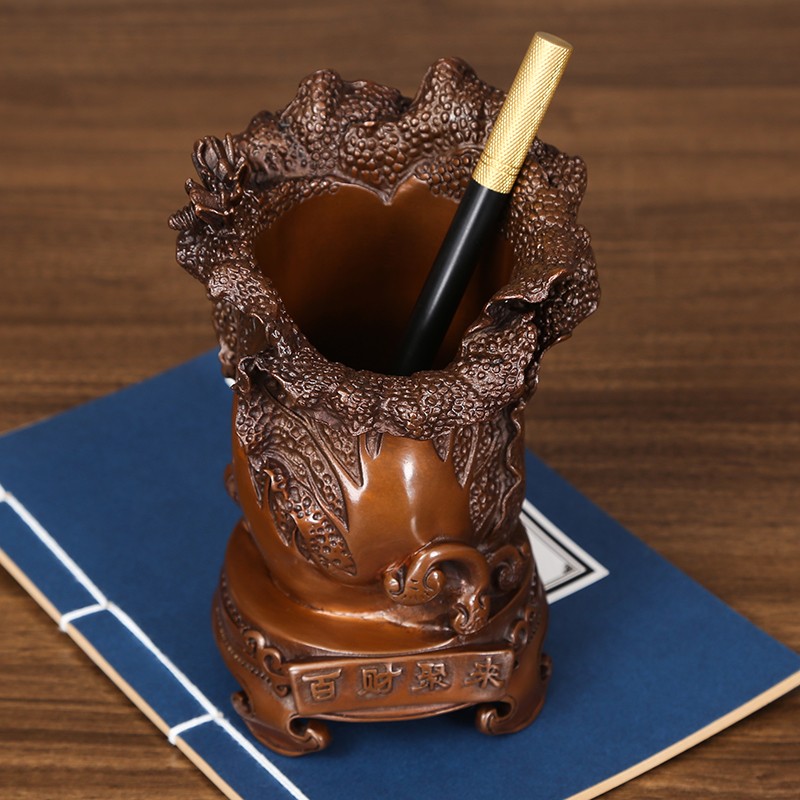 笔筒摆件工艺品教师节礼物办公用品桌面摆件文房用品
