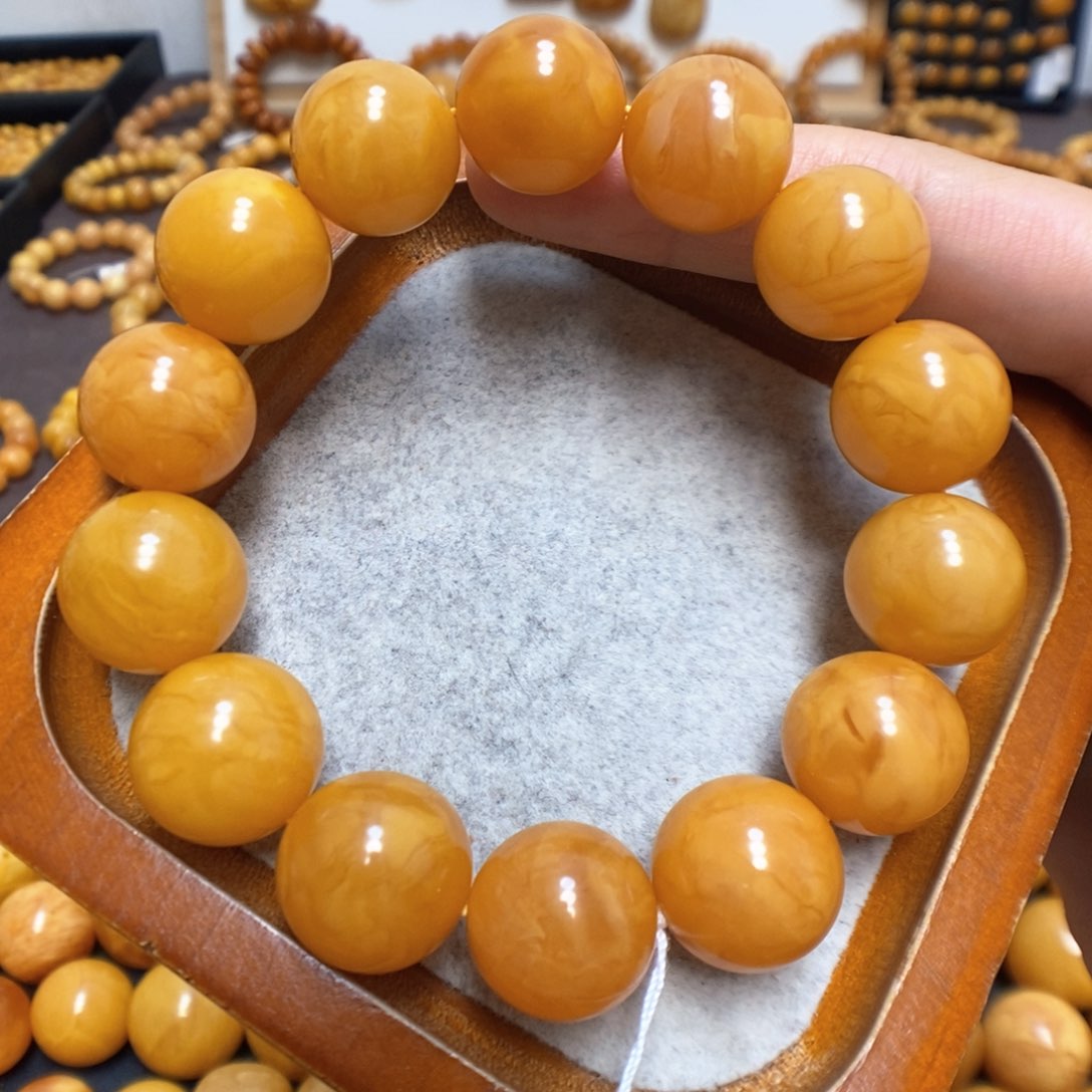 蜜蜡手链未镶嵌蜜蜡