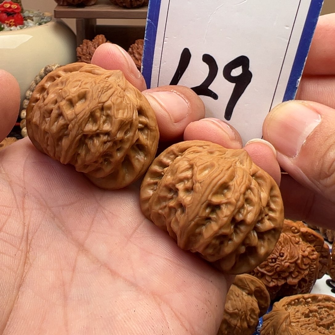 文玩核桃把件全品战鼓40尺寸129号