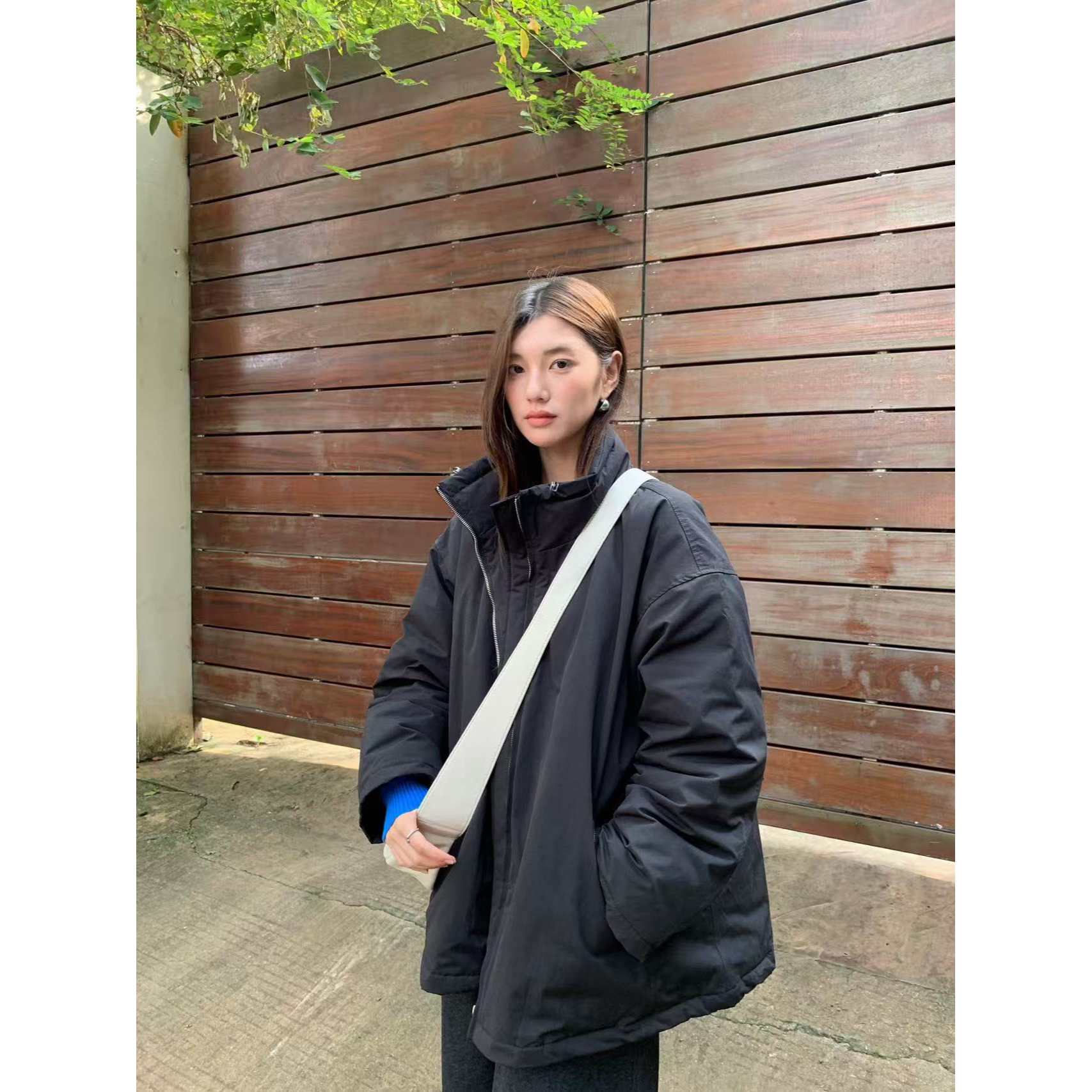 （福）【巴恩东令】极简日系立领休闲羽绒服（2ZM9348#）爱唯依