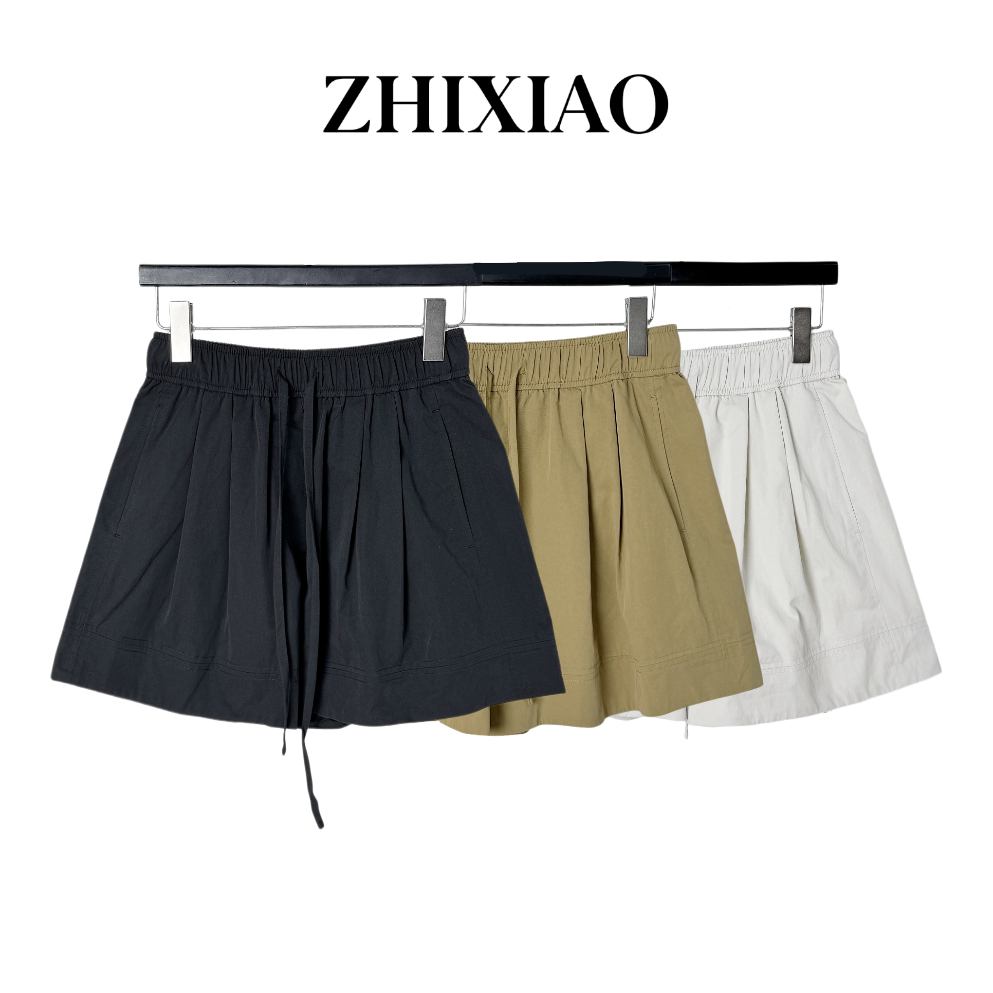 【ZHIXIAO】夏季新款：腰抽绳短裤220473