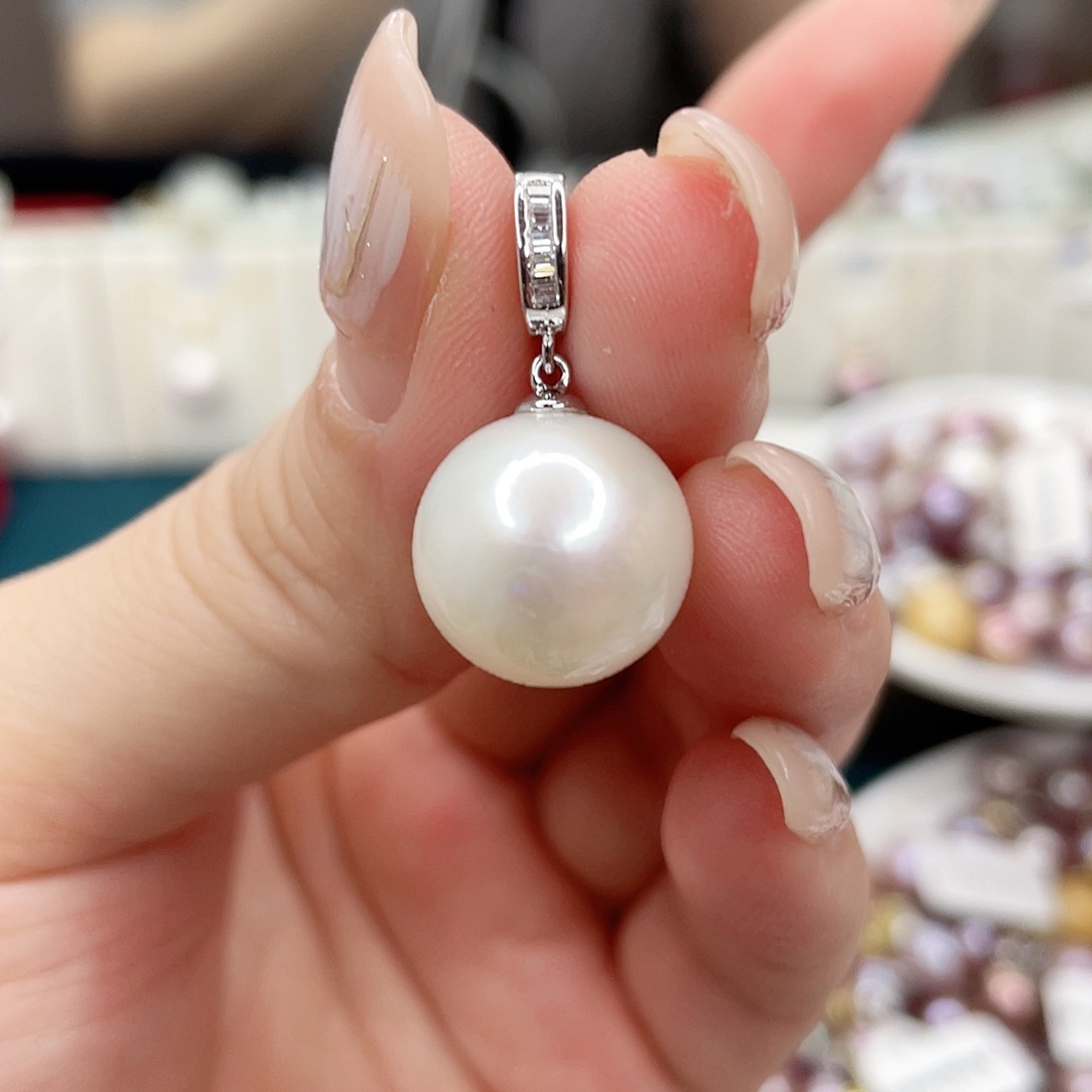 淡水珍珠未镶嵌吊坠(赠链)姜***妹