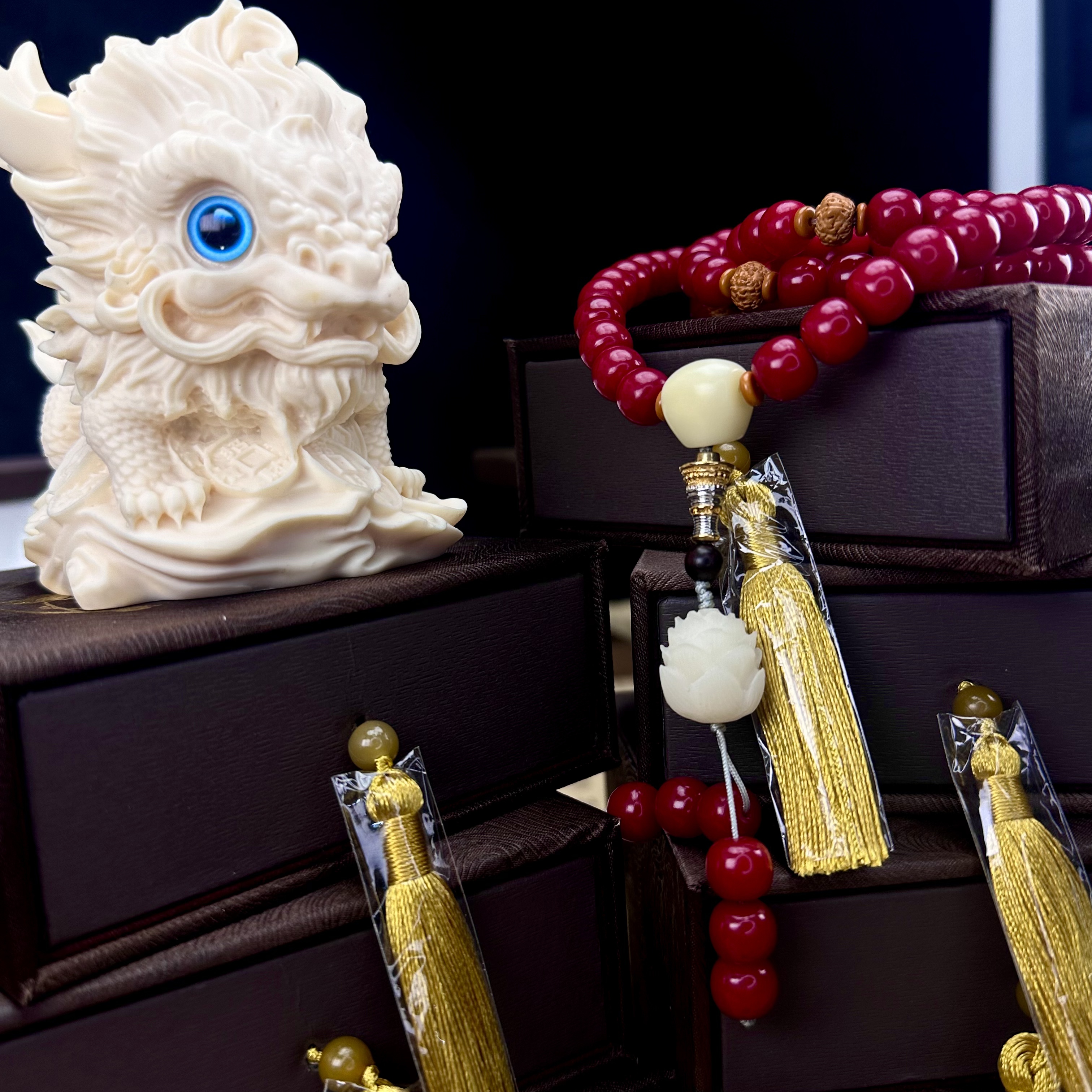 非金属木质菩提根手串【高品质富婆团包】成品保底5条送盘玩袋~