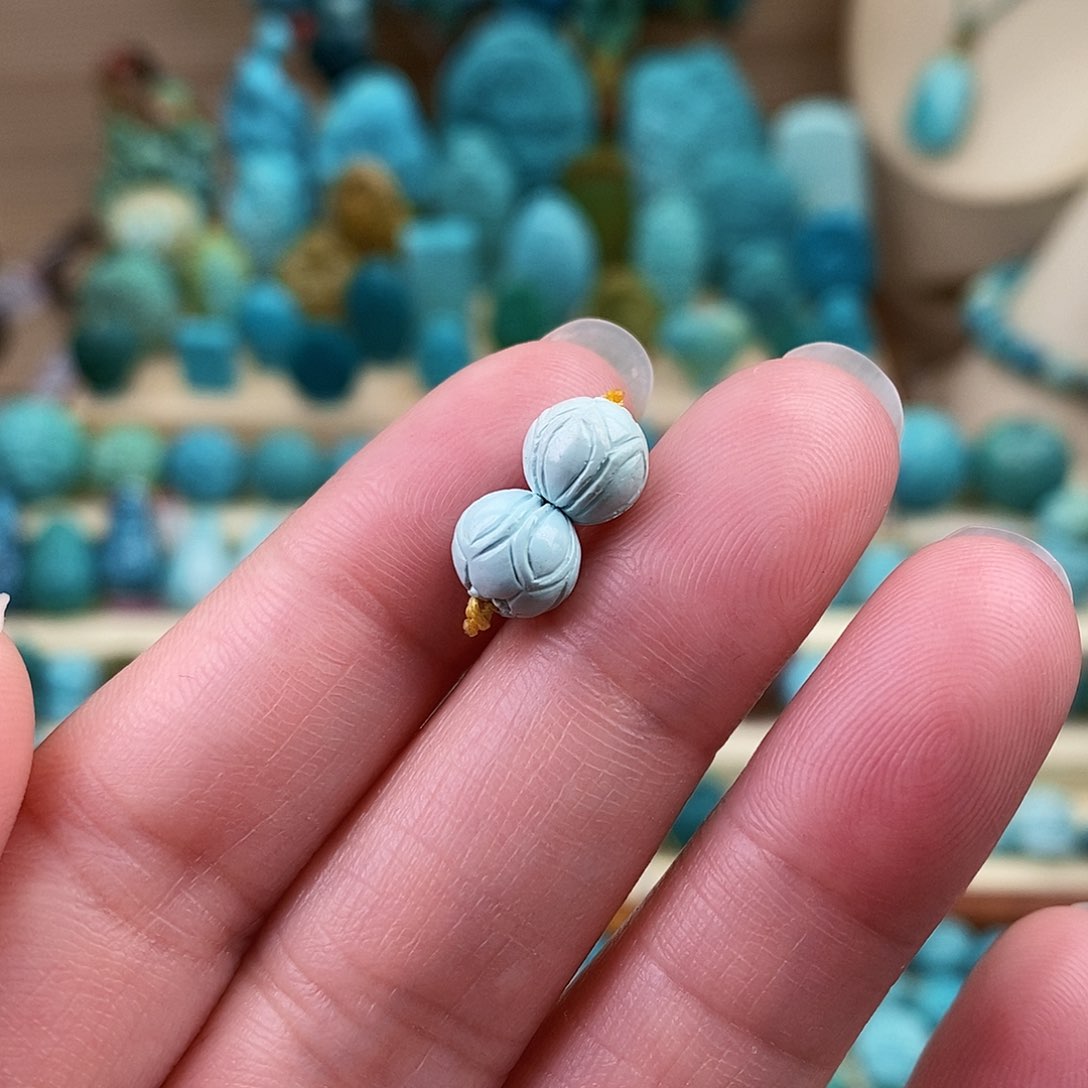 绿松石珠宝奇石未镶嵌