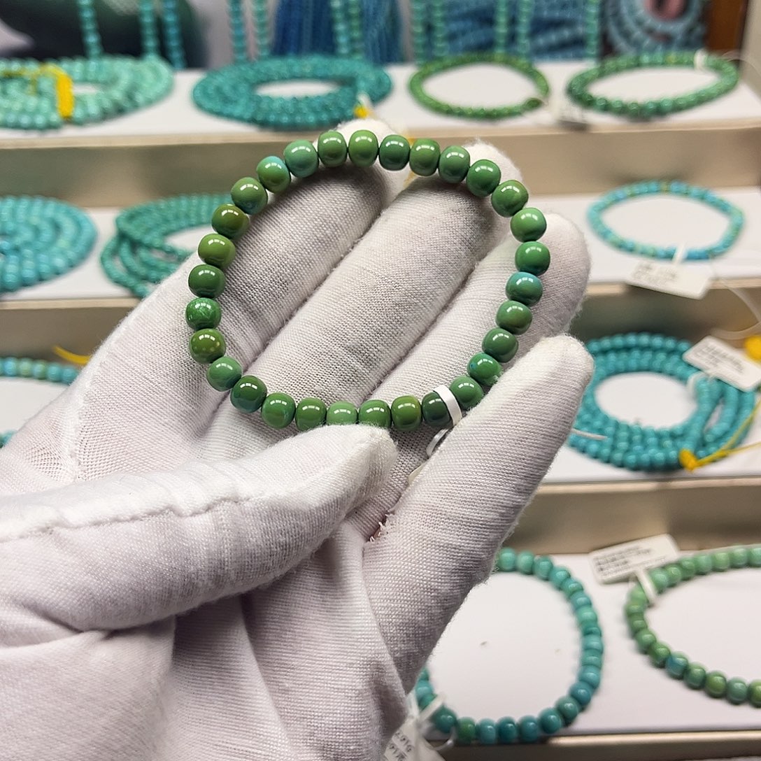 未镶嵌绿松石手链