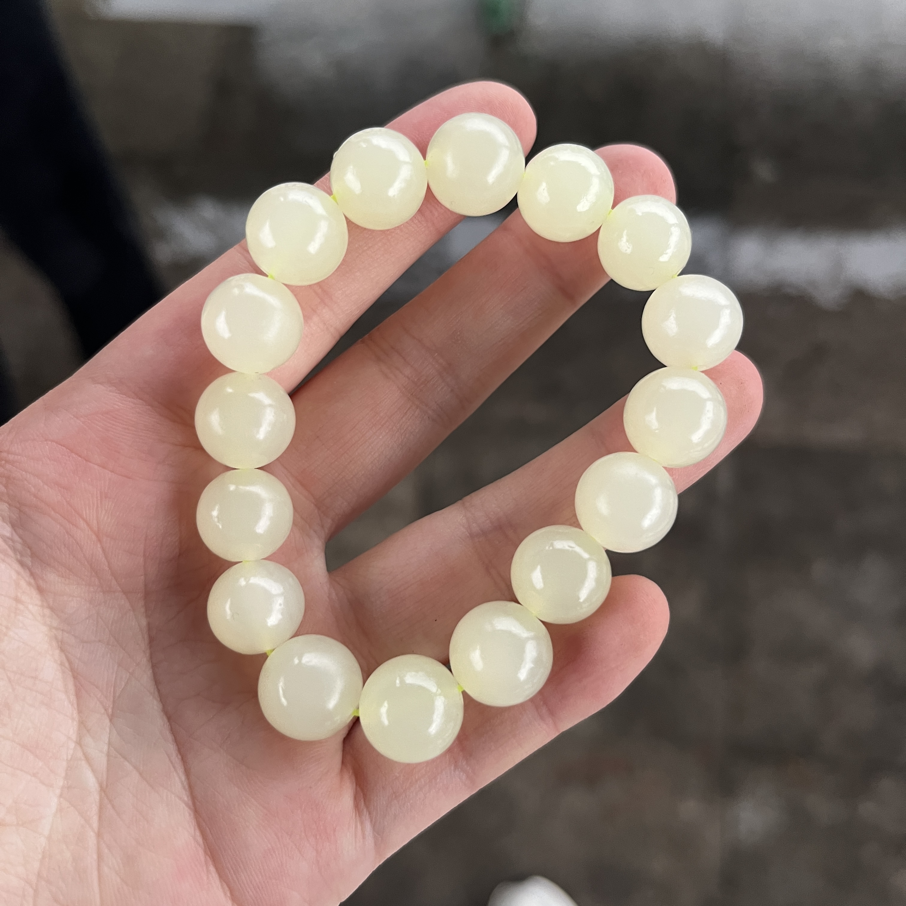 高青白高品质手串卡12